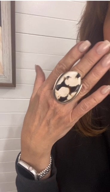 Peanut Wood Jasper Ring