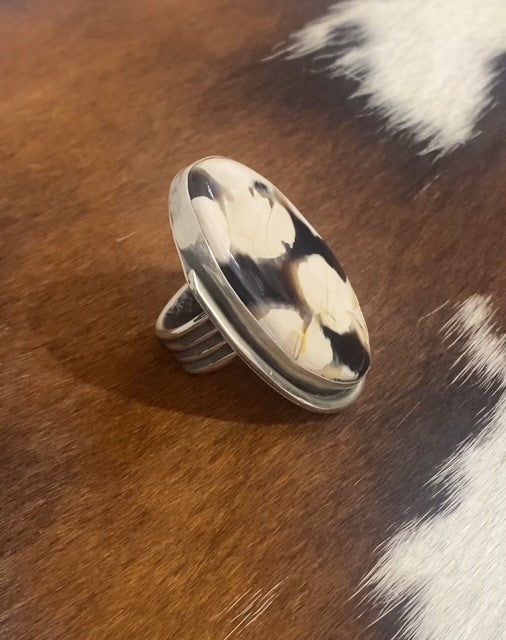 Peanut Wood Jasper Ring